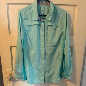 Cabela's XPG Teal and Purple Shirt